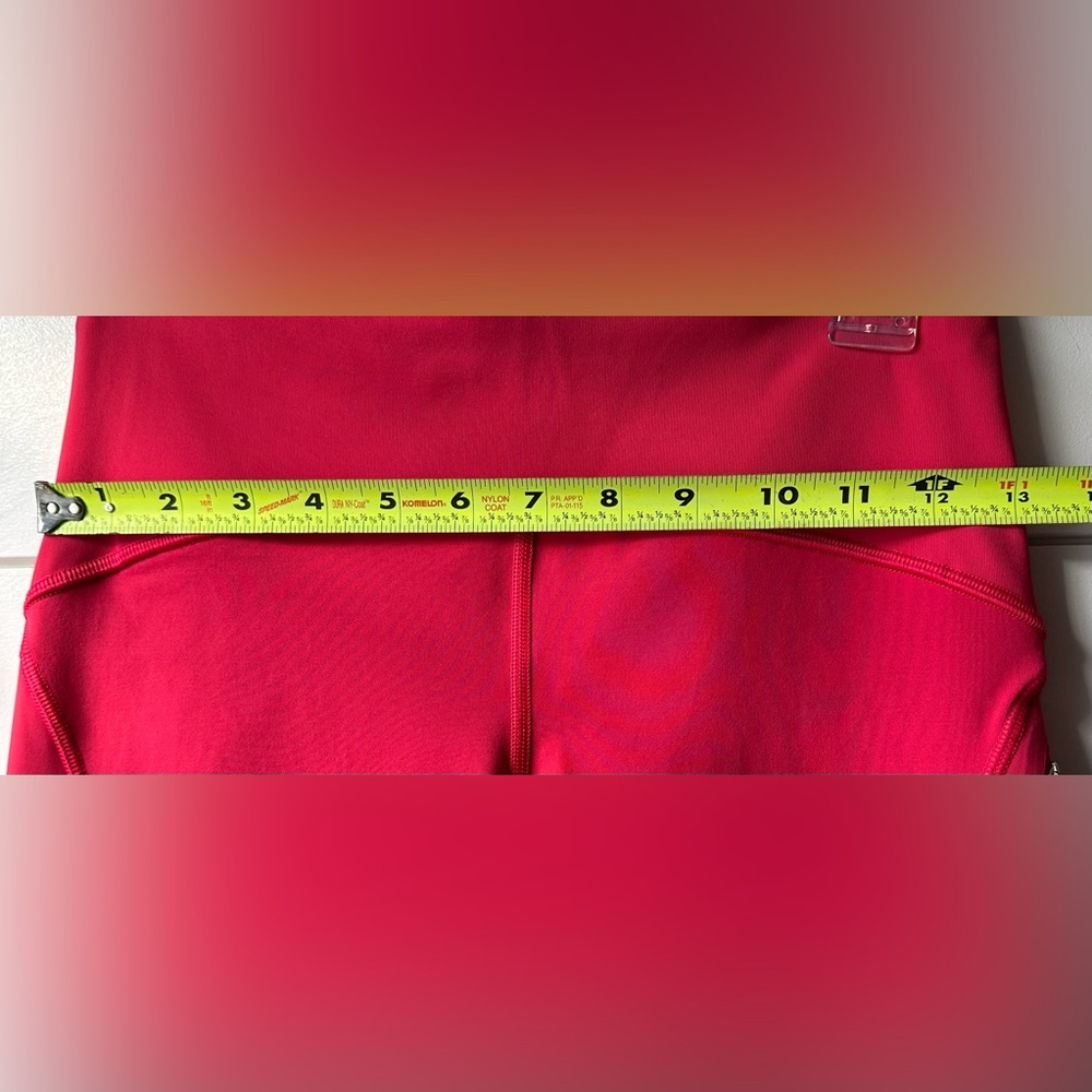 Lululemon Women's Sun Runner Crop Fuchsia Pink Leggings Size 4 - Picture 13 of 15